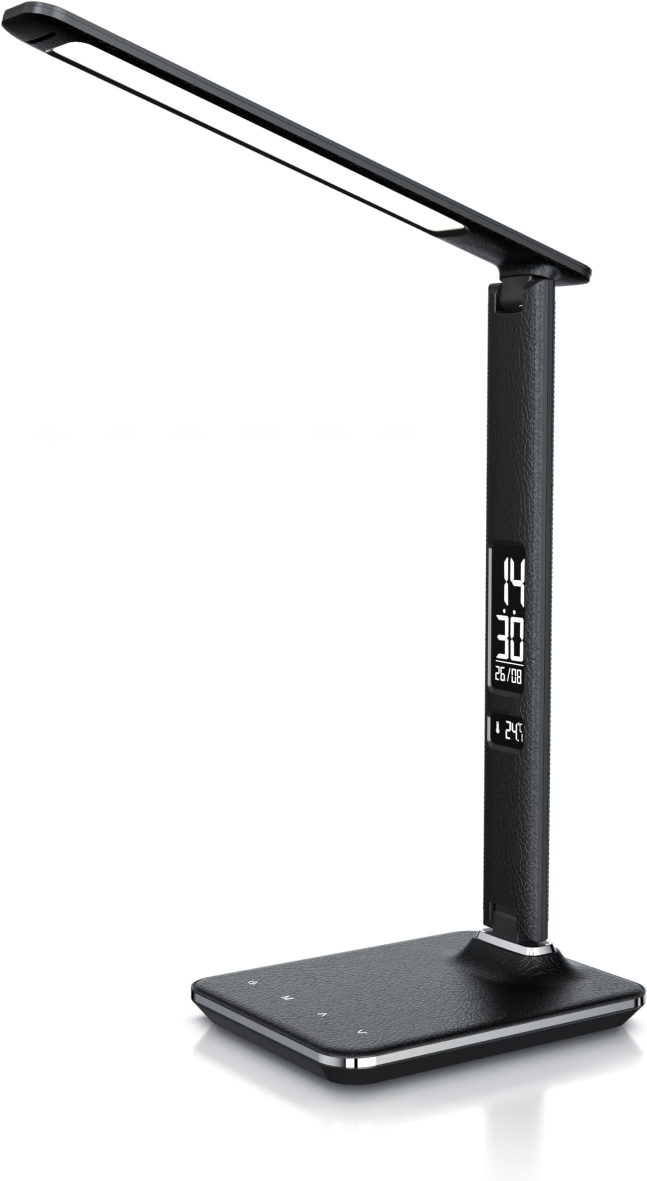 LED Schreibtischlampe Mit 5 Farben & 10 Helligkeitsstufen – Dimmbar, Augenfreundlich & USB-Ladefunktion