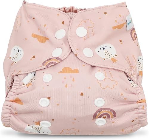 Miniatura 6 de babygoal Cubierta de Tela para Bebé para Pañales Predoblados, Planos o Ajustados – Ajustable, Reutilizable, Cubierta de Pañal de Natación