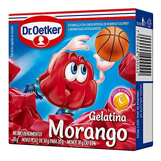 Dr.Oetker Gelatina em Pó Morango 20G
