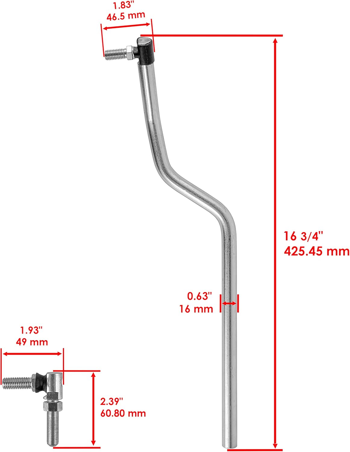 Caltric Steering Spindle Drag Link & Gear Kit Compatible with John Deere L105 L107 L108 L130 G110 L100 L110 L111 L118 L120
