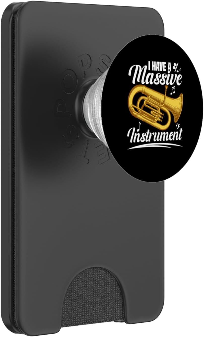 Euphoniumist Cleaning Kit Orchestra Euphonium Player PopSockets PopWallet for MagSafe