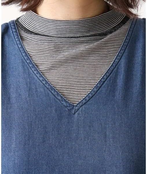 ジャンニ・ロ・ジュディチェ] 洗える フリクションデニムジャンパー