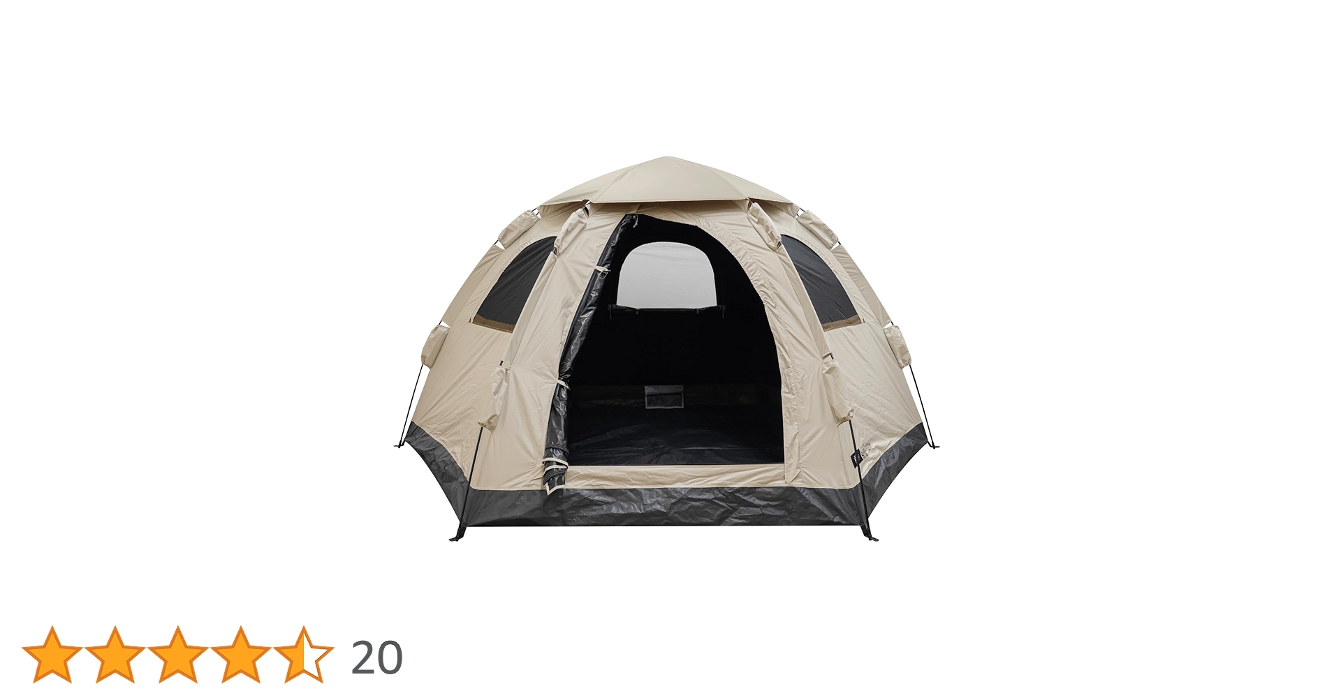 Amazon.co.jp: FIELDOOR 【完全遮光】 ワンタッチ テント ヘキサゴン型