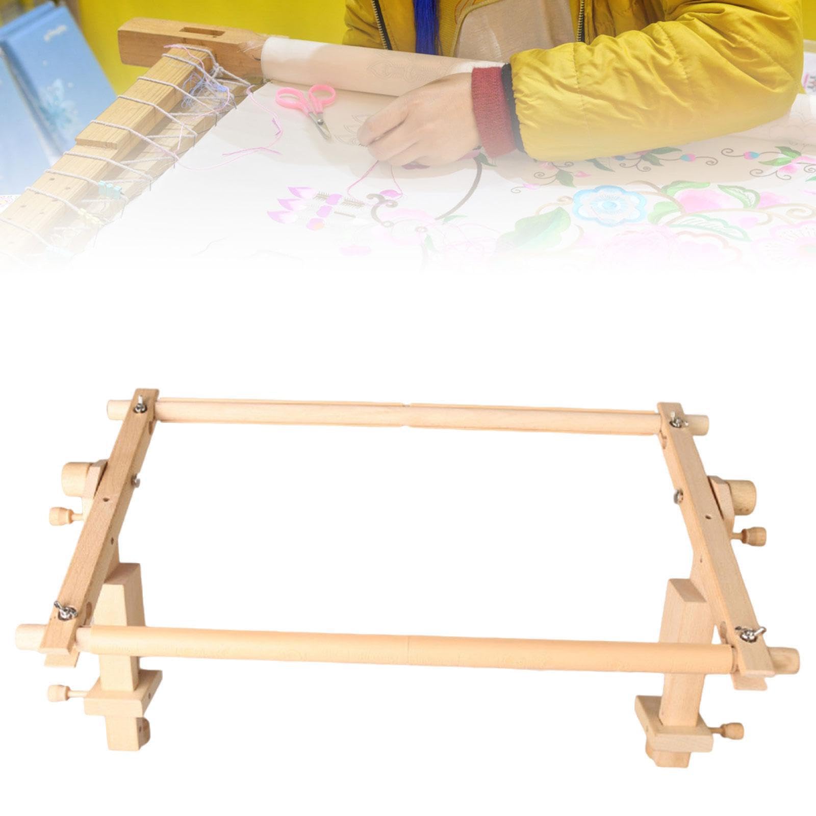 Telaio per quilting in legno, bilanciato per garantire comfort durante la realizzazione di ogni ricamo a punto croce e facile da trasportare (incluso telaio per ricamo).