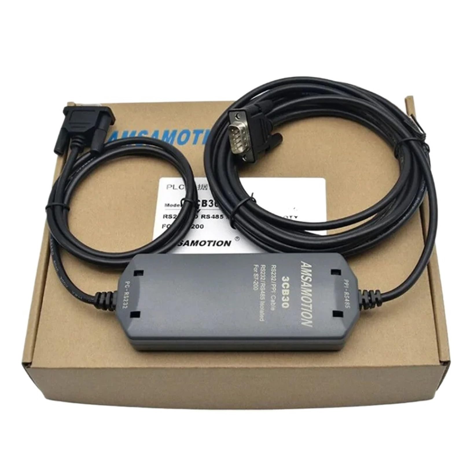 Câble de programmation PC-PPI adapté, câble de série RS232 à RS485, câble de Conversion PC/PPI, téléchargement Cale PCPPI, S7-200(Economic Type,5m)