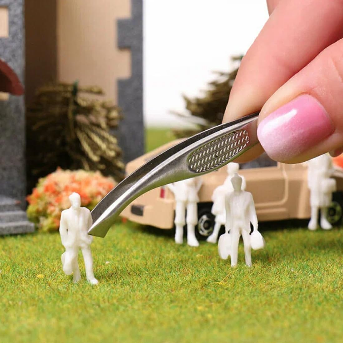 PERSONAGGI PER PLASTICO - figurini seduti modellismo scala 1:87-pz.20