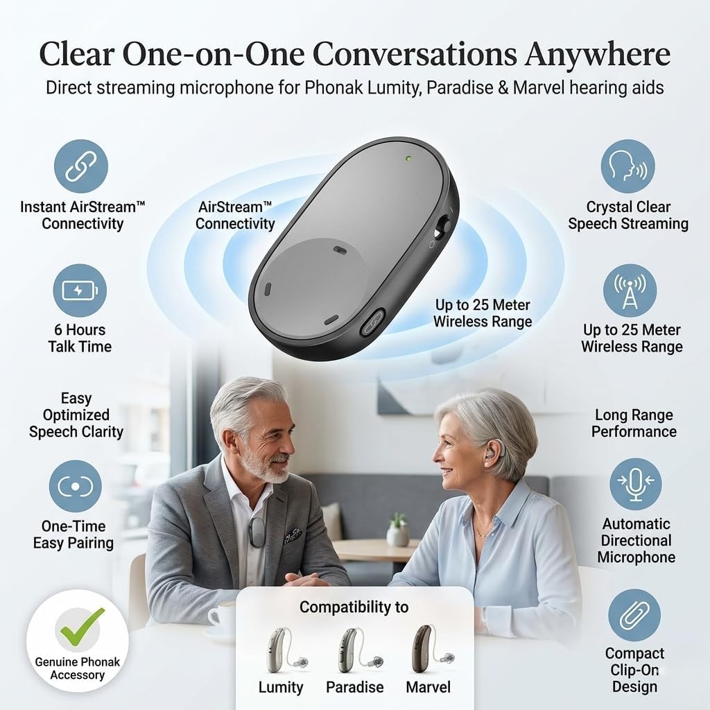 Amazon.com: Phonak Marvel PartnerMic : Health & Household