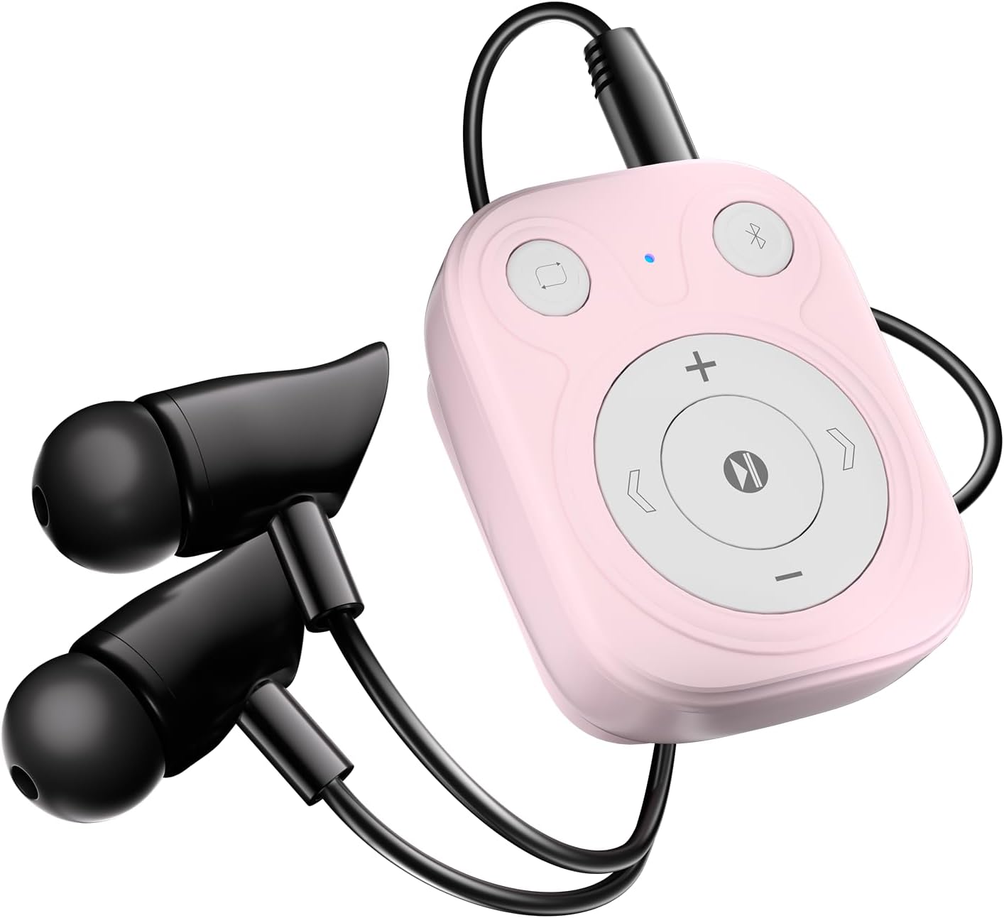 Mini MP3 Player with Bluetooth 5.3, 64GB Portable Music Player with Sports Clip, OTG Function, Mp3 Player for Running/Cycling/Exercise-Student, Kid