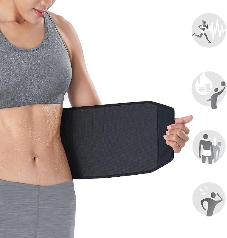 Centură sport de slăbit din neopren BRACOO cu efect de saună pentru bărbați și femei SE22