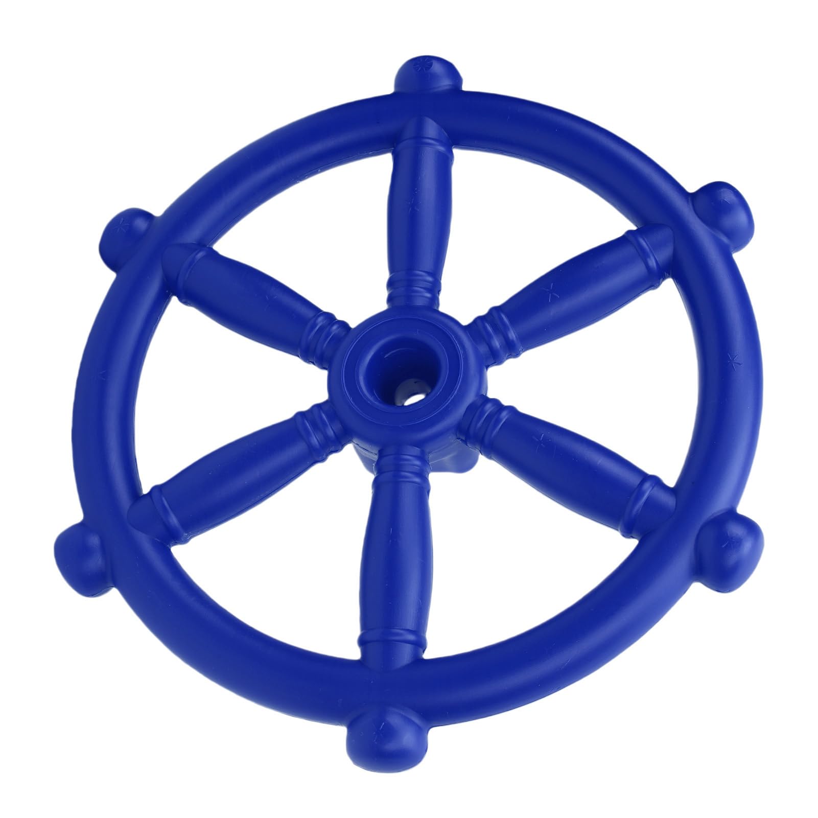 Generic Piratenschiff-Lenkrad-Spielzeug, Verschleißfest, für Baumhaus, Outdoor-Spielset, Spielplatzzubehör (Blue)