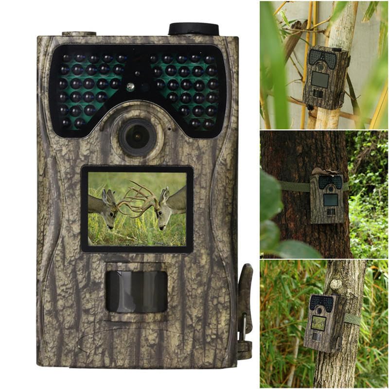WnewTools Hunting Camera PR-300 HD 12MP Digital 48 LEDs IR Infrared Night Vision Animal Trail Monitor Cameras