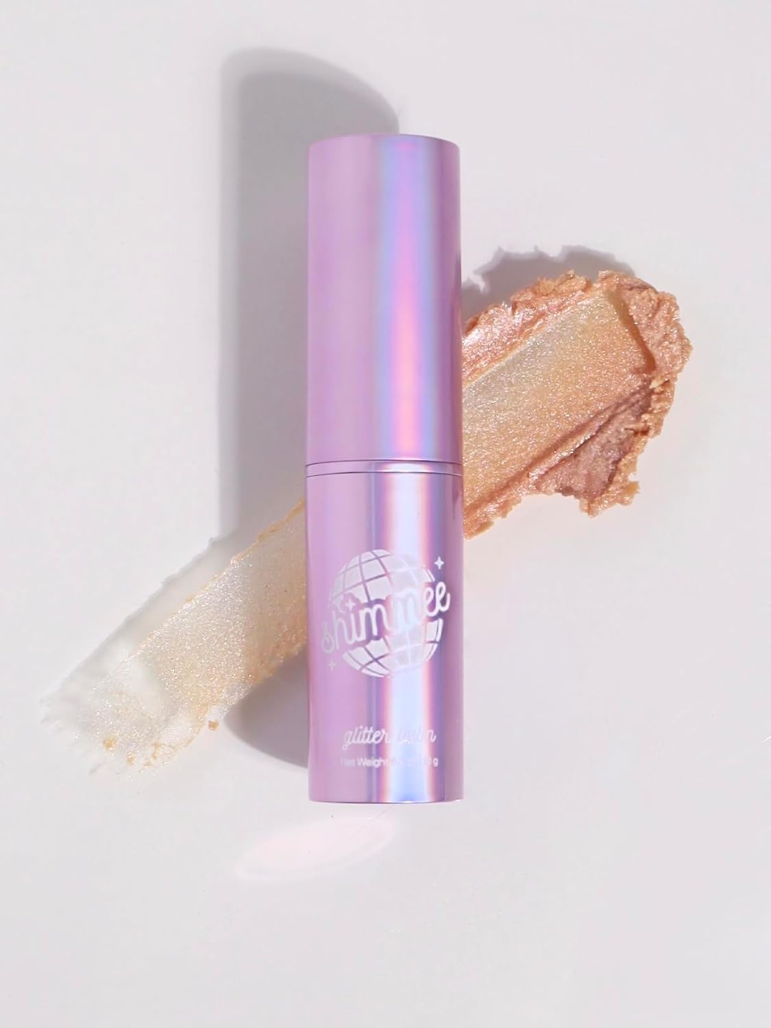 The Shimmee Stick- All-Clean Body Glitter Balm (Shimmee - Pink Iridescent Hue)