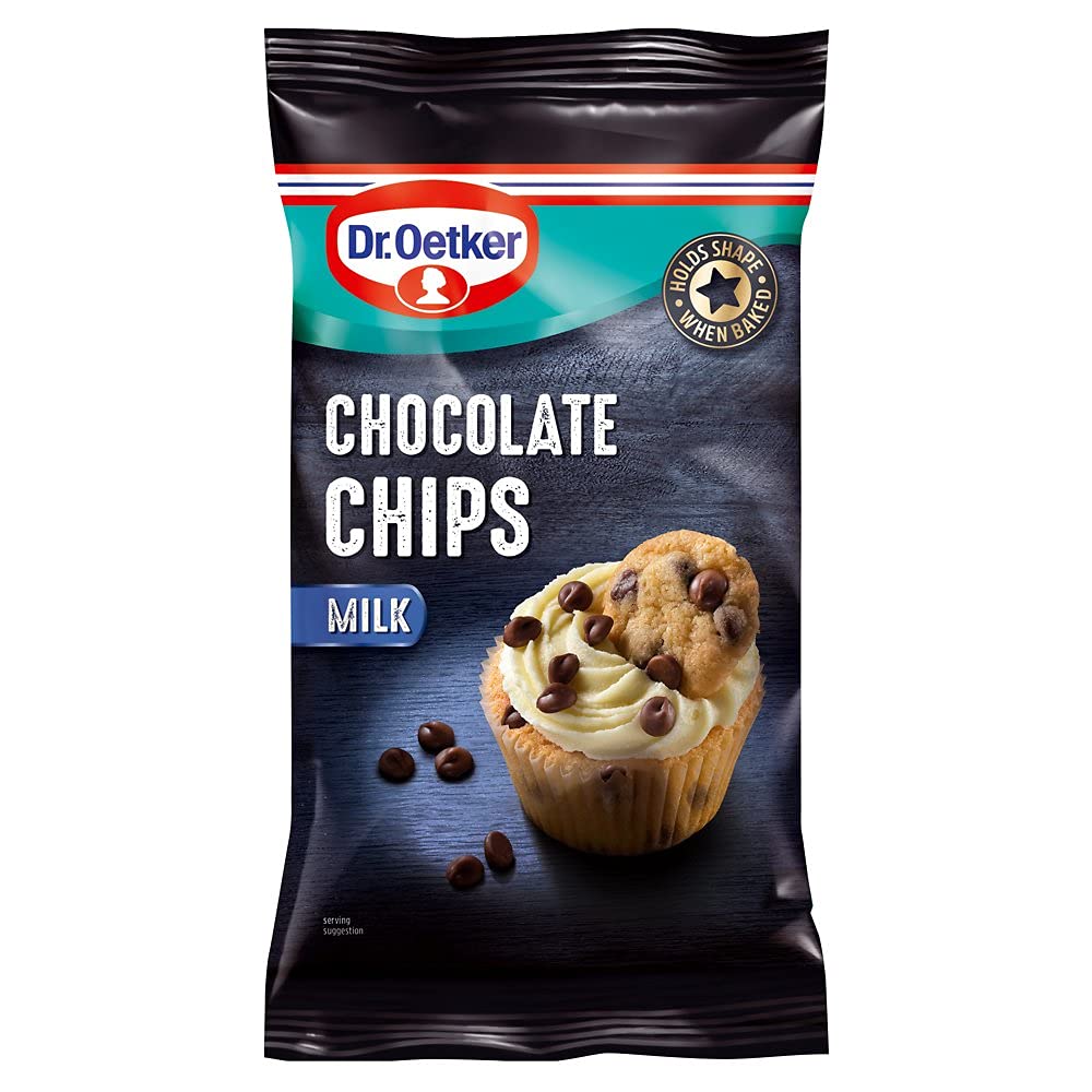 Dr. Oetker Milk Chocolate Chips 100g (Pack of 9)