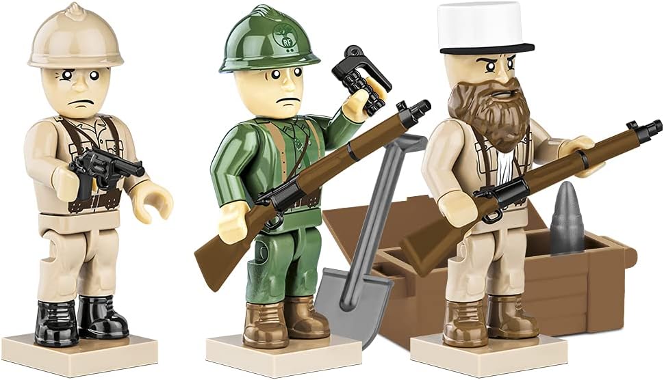 COBI Historical Collection French Armed Forces Building Set, 30 Pieces