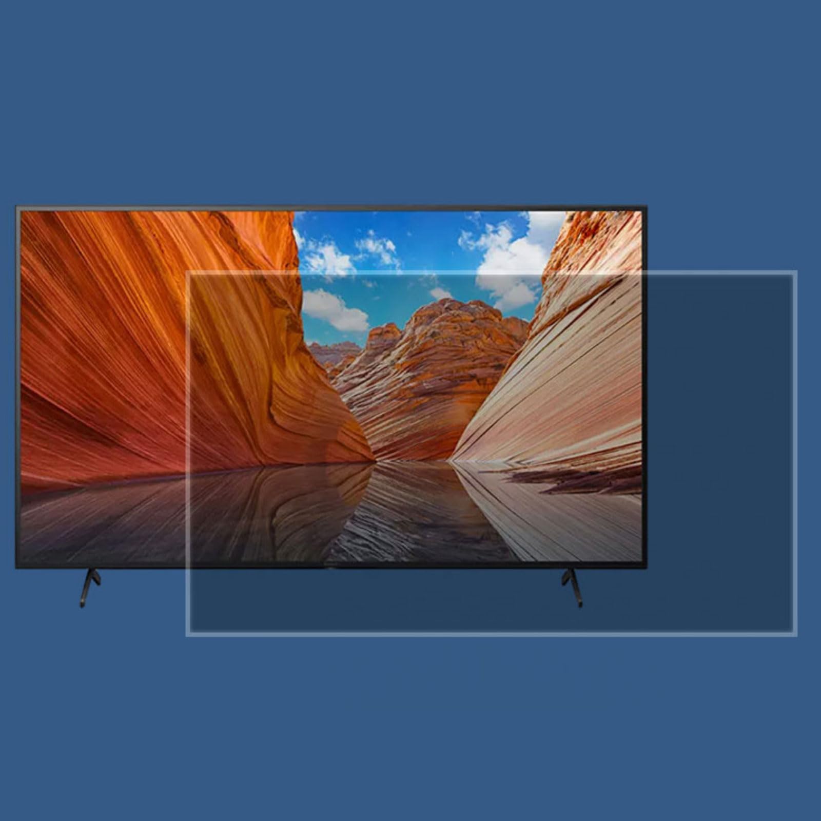 Protecteur d'écran TV Anti Reflet Lumière Bleue HDTV Film Protection pour Téléviseur