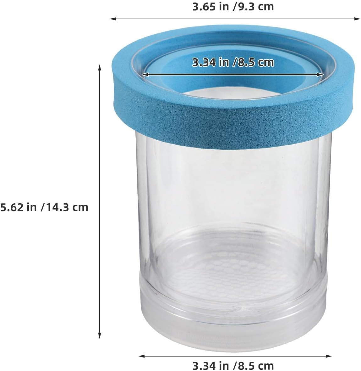 Floating Fish Breeding Box Floating Structure 4pcs for Aquarium with Plastic and Foam Material for Betta and Guppies, for Professional Fish Breeding Facilities and Home Aquariums