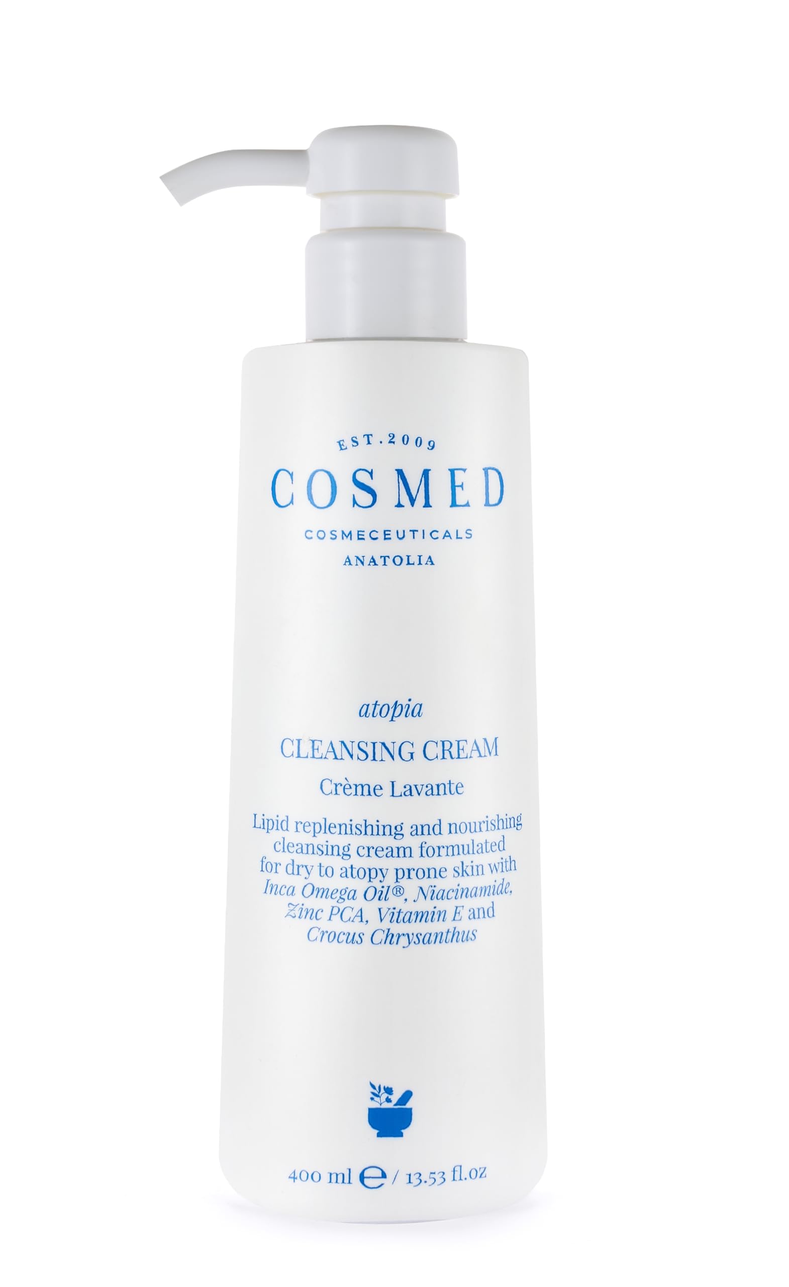 Cosmed Yüz ve vücut Temizleyici Süt Krem - Creme Lavante - Kuru ve Atopik Eğilimli Ciltler