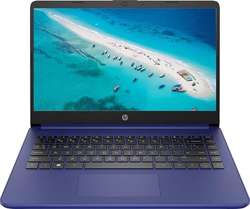 HP Portátil de 14 pulgadas con luz ultral para estudiantes y negocios, Intel Celeron de 16 GB de RAM, 576 GB de almacenamiento (64 GB eMMC+512 GB