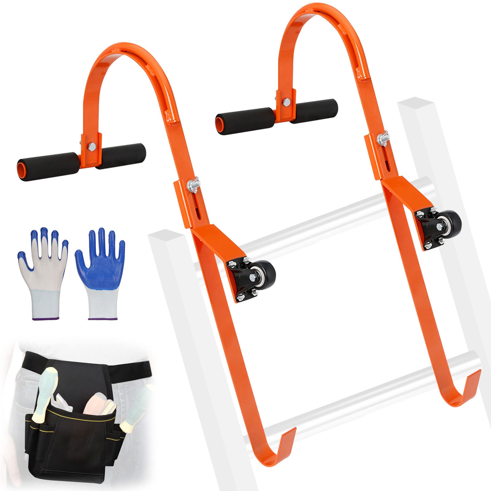 Buy Heavy Duty Roof Ladder Hooks 2 Pack Step Ladder Hooks with Wheel