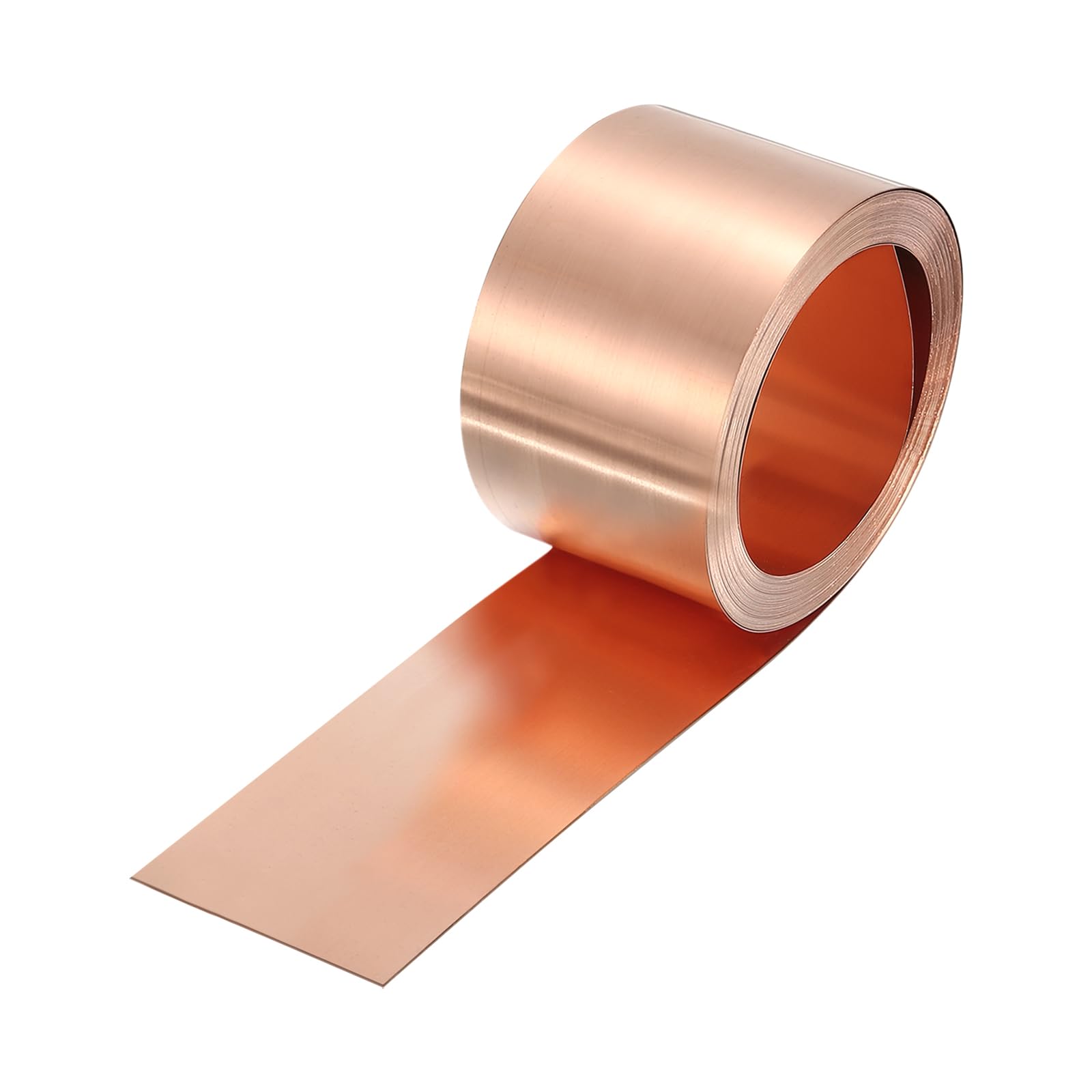 QUARKZMAN Kupferplatten 2500x25x1mm, Kupferblech Streifen Kupferfolie Blech, Kupfer Blechplatten Rosegold Kupferstreifen für Industrie Bauwesen Haushalt Wand Dekoration DIY Kunsthandwerk