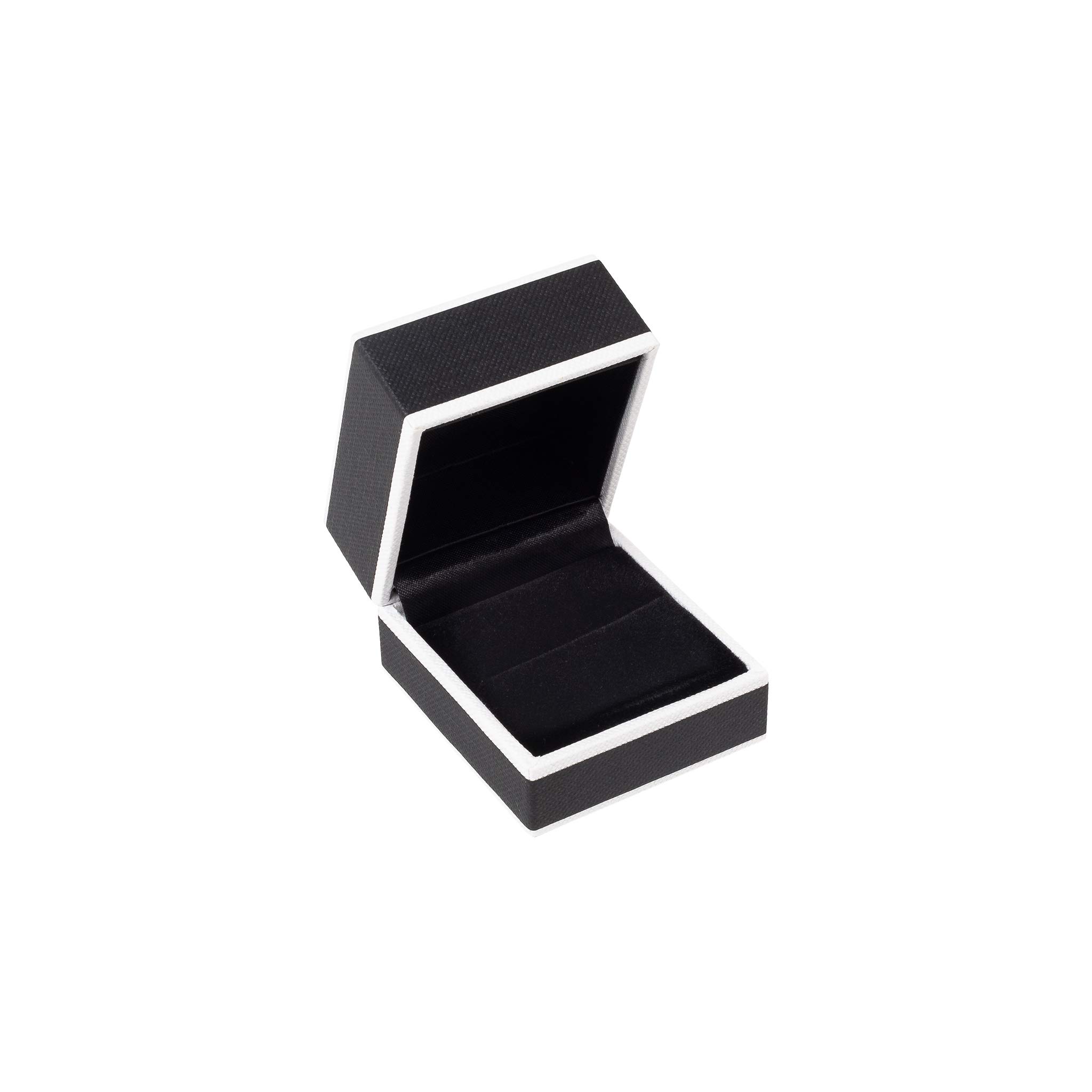 Box For Britain White,Black Black And White Ring Box, Jewellery Box For Birthday, Proposal, Engagement, Gifts, Jewellery Displays (10)