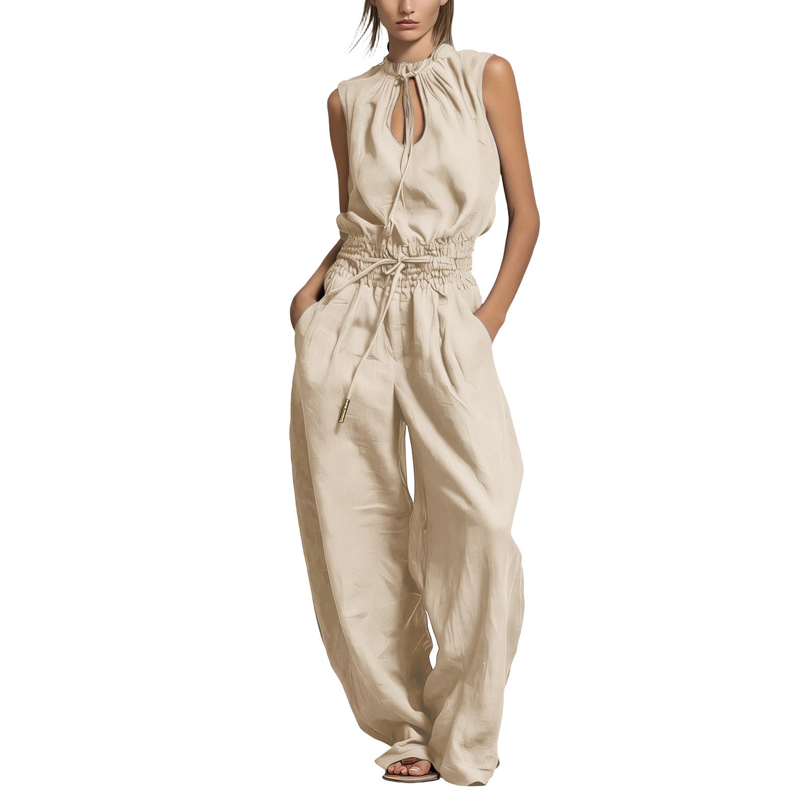 Overol elegante para mujer de estilo bohemio e ideal para fiestas y días de verano 8