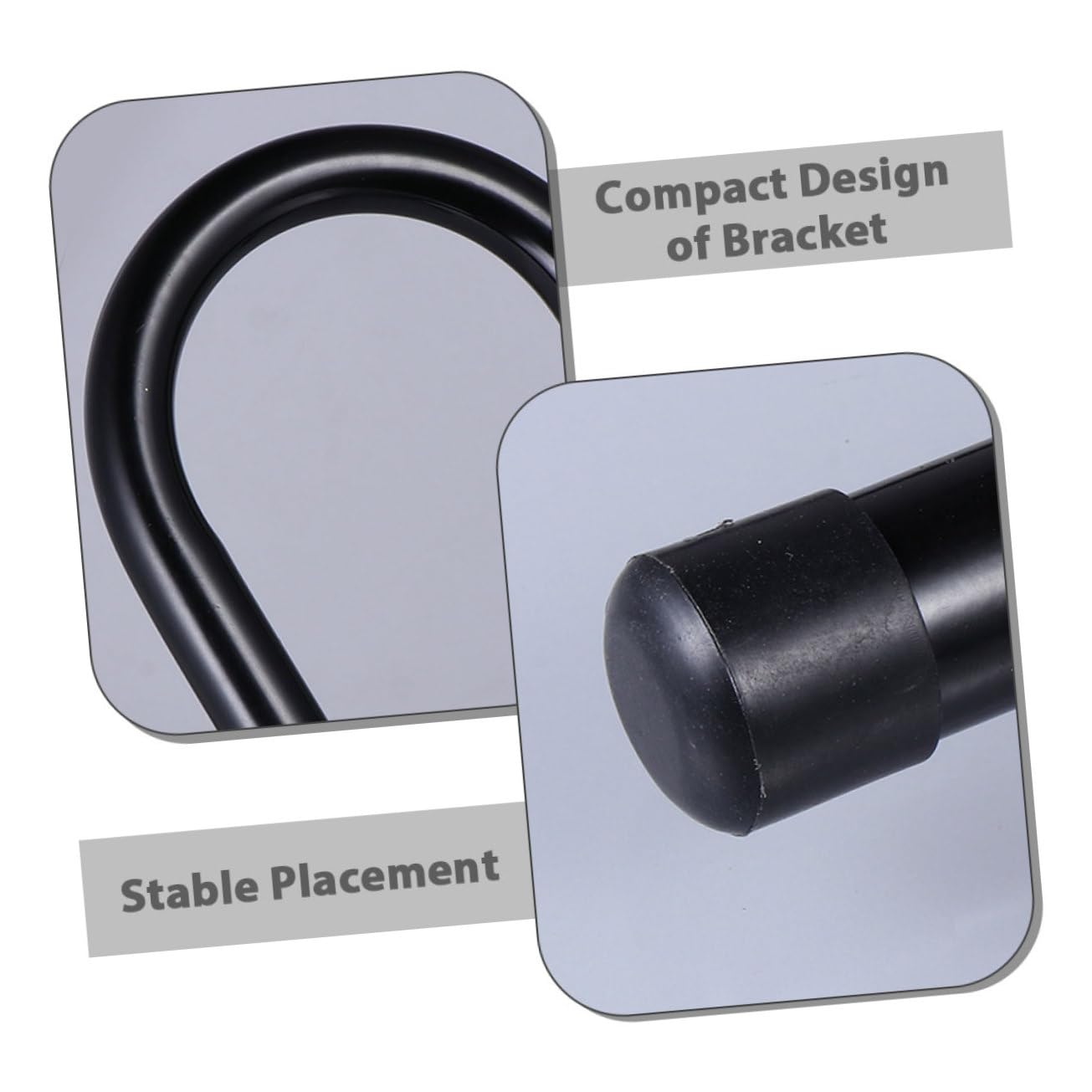 BESTonZON 2piezas Portabicicletas Soporte Metálico Para Bicicletas y Patinetas Soportes Para Estacionamiento Desmontable Para Interiores y Exteriores Equilibrado Adultos