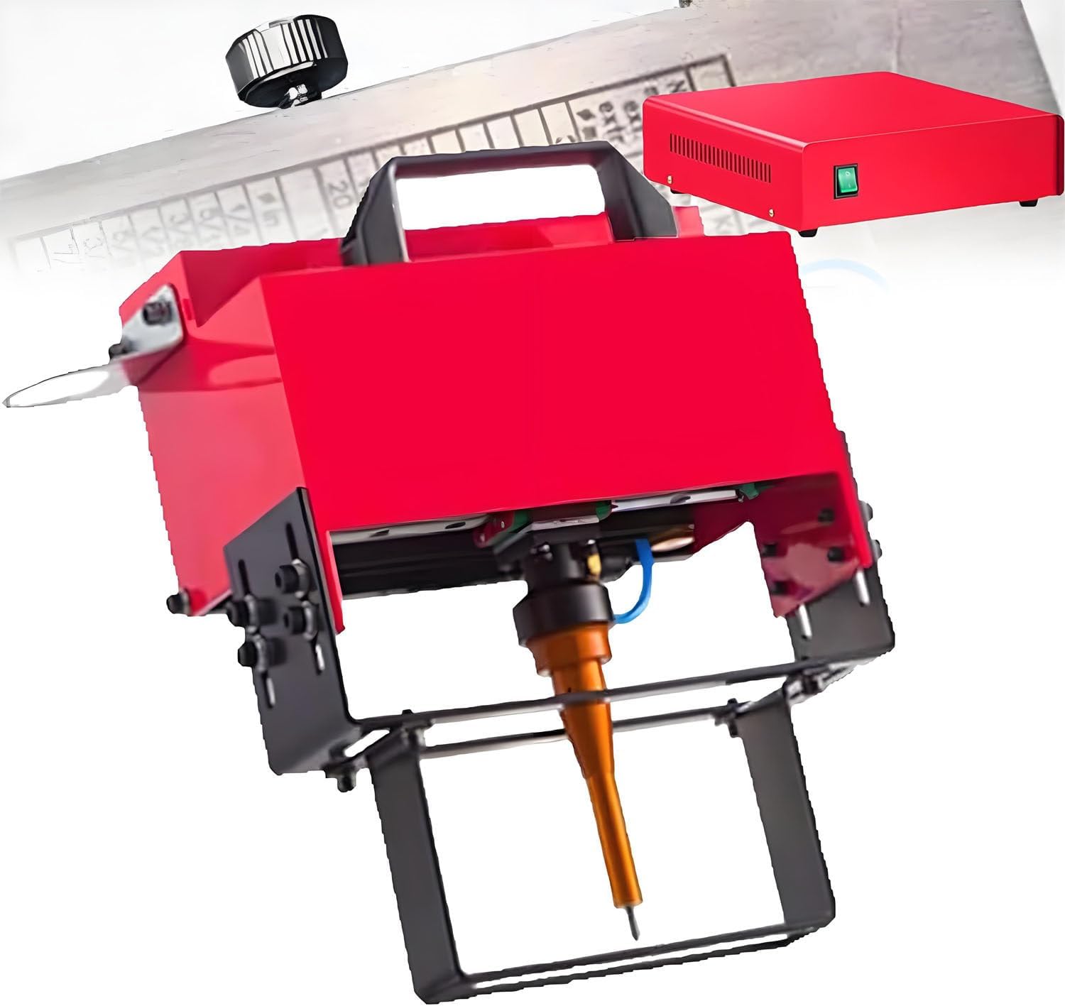 Digital Control Pneumatic Dot Peen Marking Machine for Metal Engraving - Ideal for Serial Numbers, VIN Codes, Letters, Dates & Graphics Marking in Engineering Applications