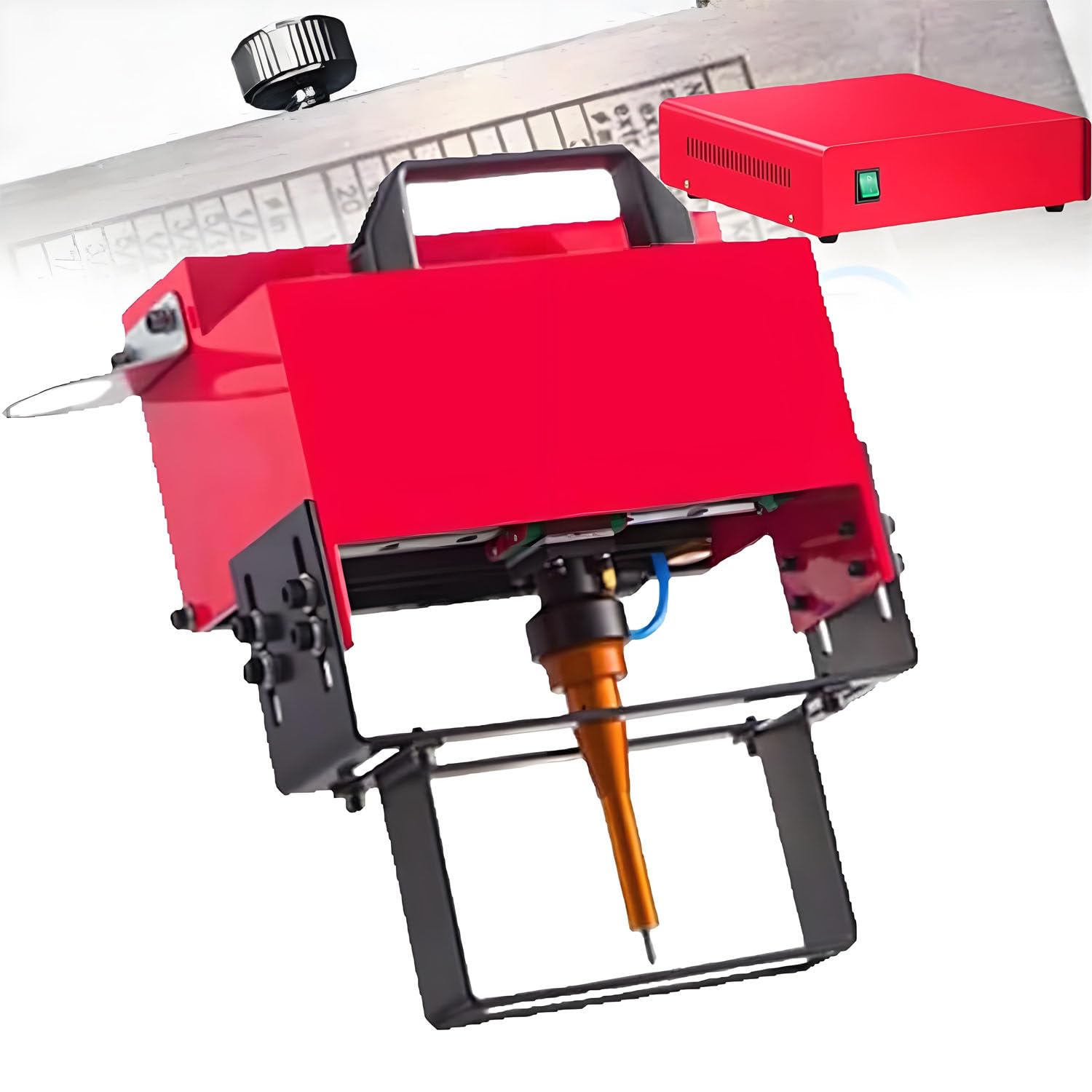 Portable Pneumatic Dot Peen Marking Machine for Metal - Precision Engraving Tool for Letters, Serial Numbers, VIN Codes, Dates & Graphics - Durable & Easy to Use