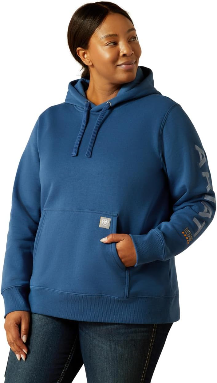 ARIAT womens Rebar Graphic Hoodie - Image 6
