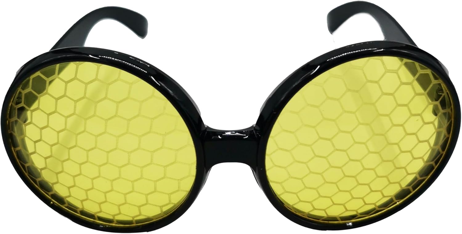 VIGUEUR Bee Antenna Headband - Yellow Bee Headband Glasses Set for Adults - Image 5