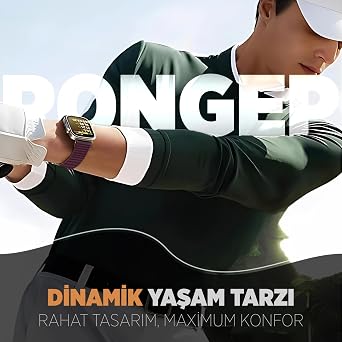 Rongep Huawei Watch Fit 4/4 Pro/Fit 3 ile Uyumlu Mountain Loop Kordon 1. Sınıf Dokuma Kumaş Metalik Bağlantılı Fıt 4 Kayış Premium Yumuşaklıkta Terletmeyen Yedek Fit 4 Pro Kordon