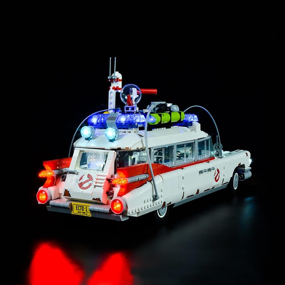 Kyglaring Led Lighting Kit for Ghostbusters ECTO-1 -Light Sets Compatible with Lego 10274 Building Set- Not Include The Lego Set
