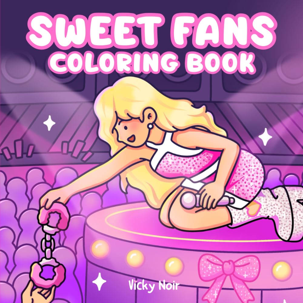 Sweet Fans Coloring Book: Bold and Easy Designs Inspired by the Sweetest Fan Moments