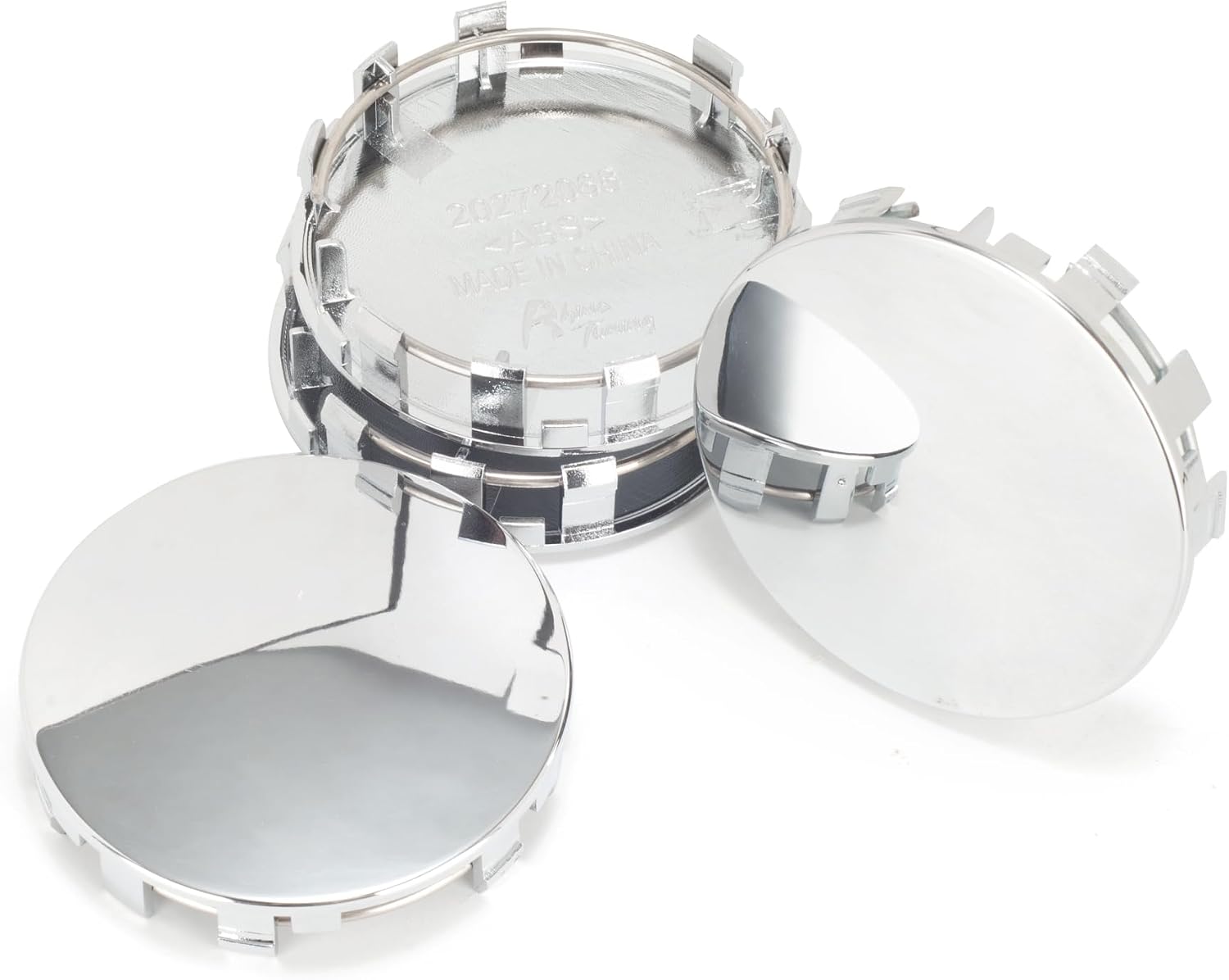 4Pcs Wheel Center Caps for 2022-2023 Pathfinder Frontier 2023 Rogue Leaf Wheel Rim Outer 63.5 mm(2.5 in) Inner 60.6 mm(2.39 in) Chrome Hub Caps, Replacement 40342-6TA1A