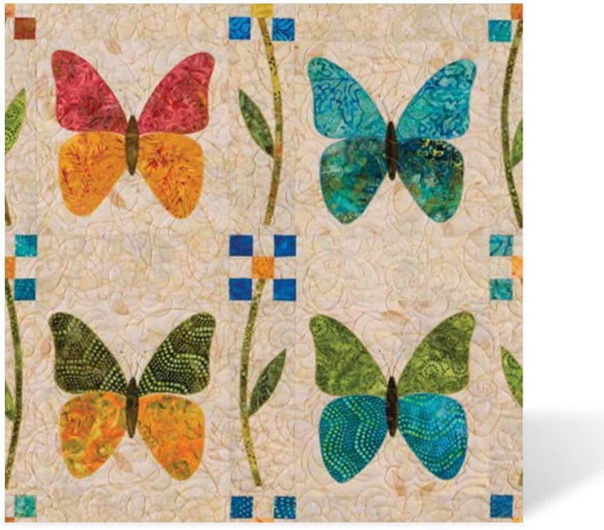AccuQuilt 55467 Butterfly By Edyta Sitar Go! Fabric Cutting Dies, 8" by 7.5"