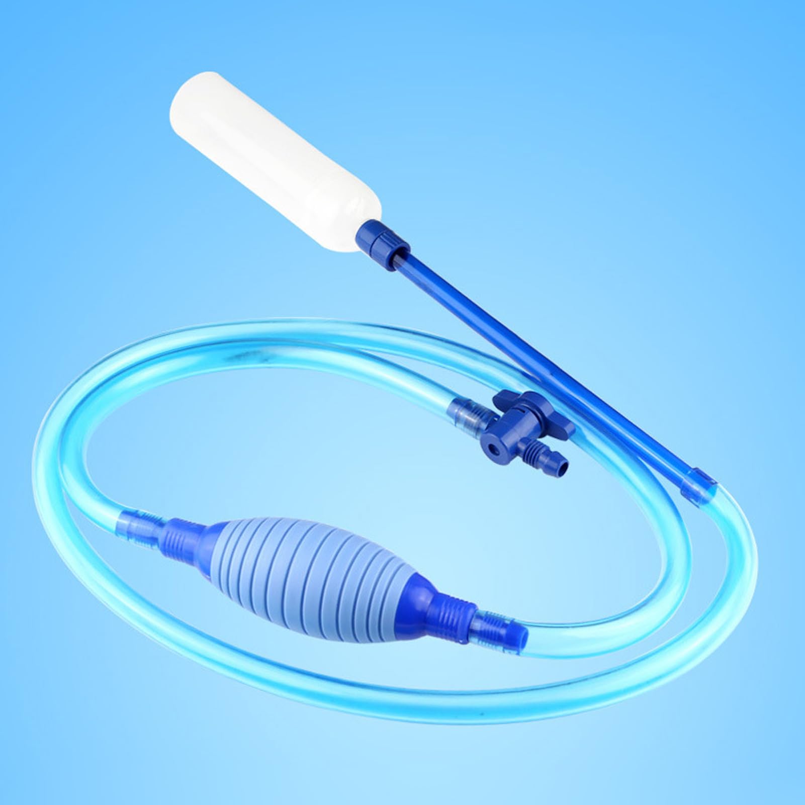 Generico Aspirateur pour aquarium pour la maison – Siphon avec pompe pour aquarium, outil portable pour le changement | Nettoyant pour aquariums pour étangs, fontaines, salés, desserts