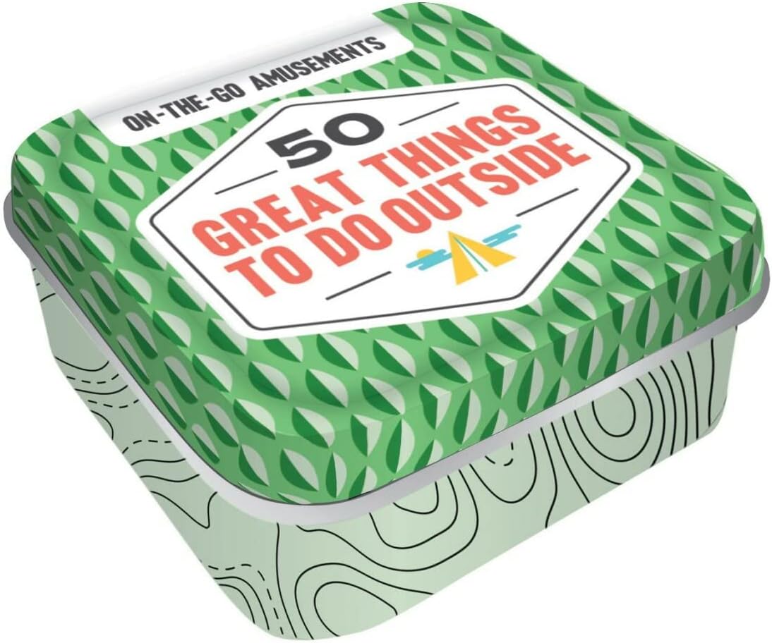 Chronicle Books On-The-Go Amusements: 50 Great Things to Do Outside: (Screen-Free Boredom Busters for Summer Days or School Holidays, Activity Ideas for Family Fun Together)