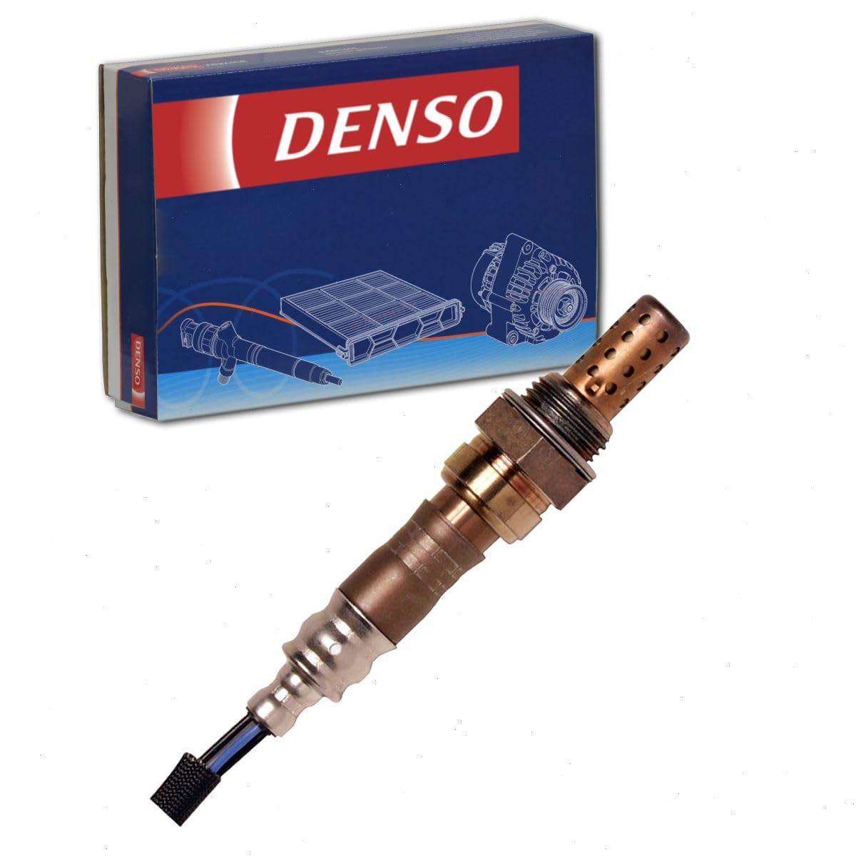 DENSO Downstream Oxygen Sensor Compatible with Toyota Prius 1.5L L4 2001-2009 (No Connector Included)