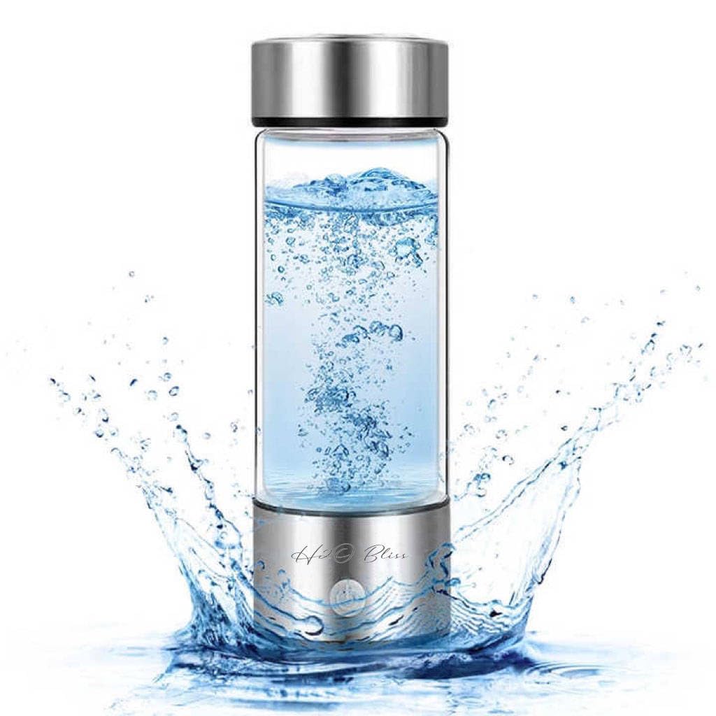 Hydrogen Water Bottle Generator, Ionizer Machine, Advanced SPE PEM Technology, Improves Water Quality in 3 Minutes, Suitable for Office, Travel, Gym