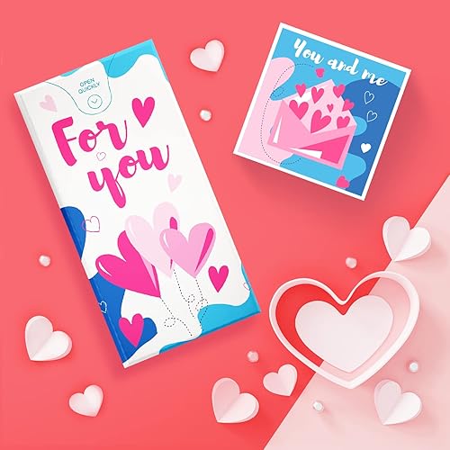 Miniatura 6 de BOOM Tarjeta de amor  For You (You and Me), sorpresa explosiva confeti tarjeta de amor para marido, esposa, él, novia, novio