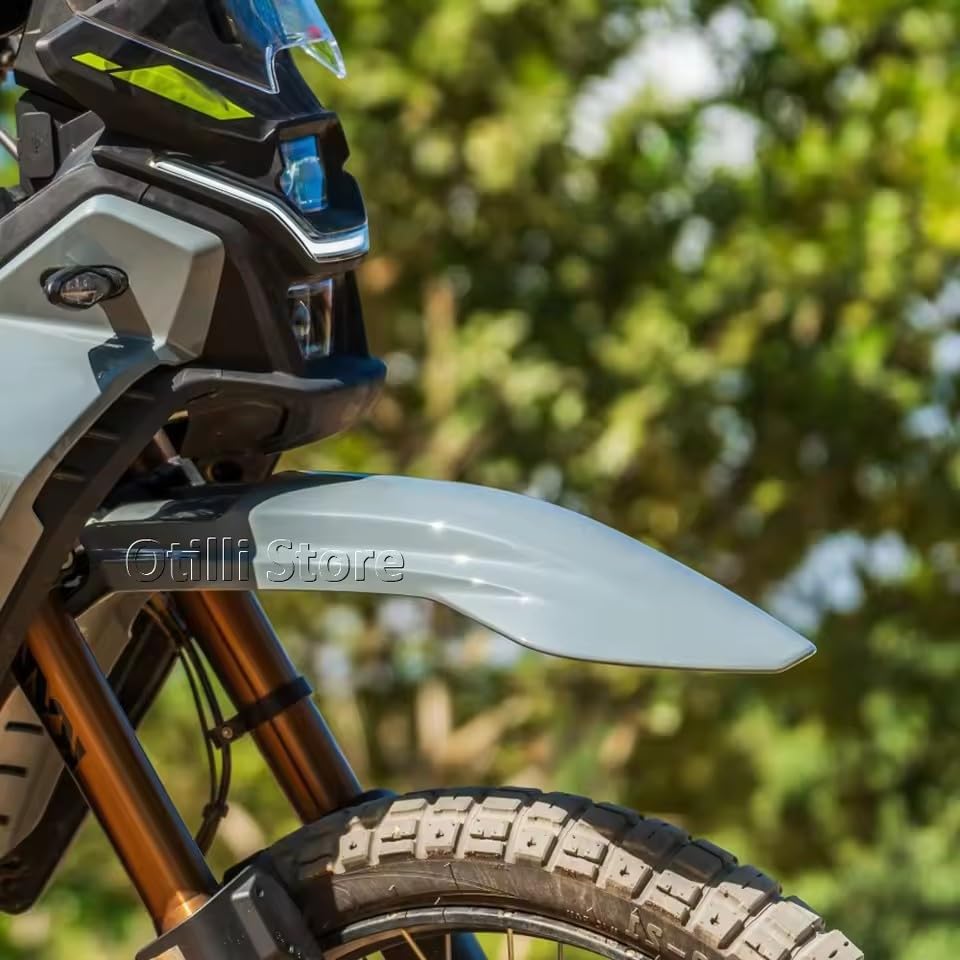 Motorcycle Accessories Front Fender Cover Protector High Mudguard for CFMOTO 450-MT 450 MT 450MT Blue Grey ABS Plastics (Grey - High)