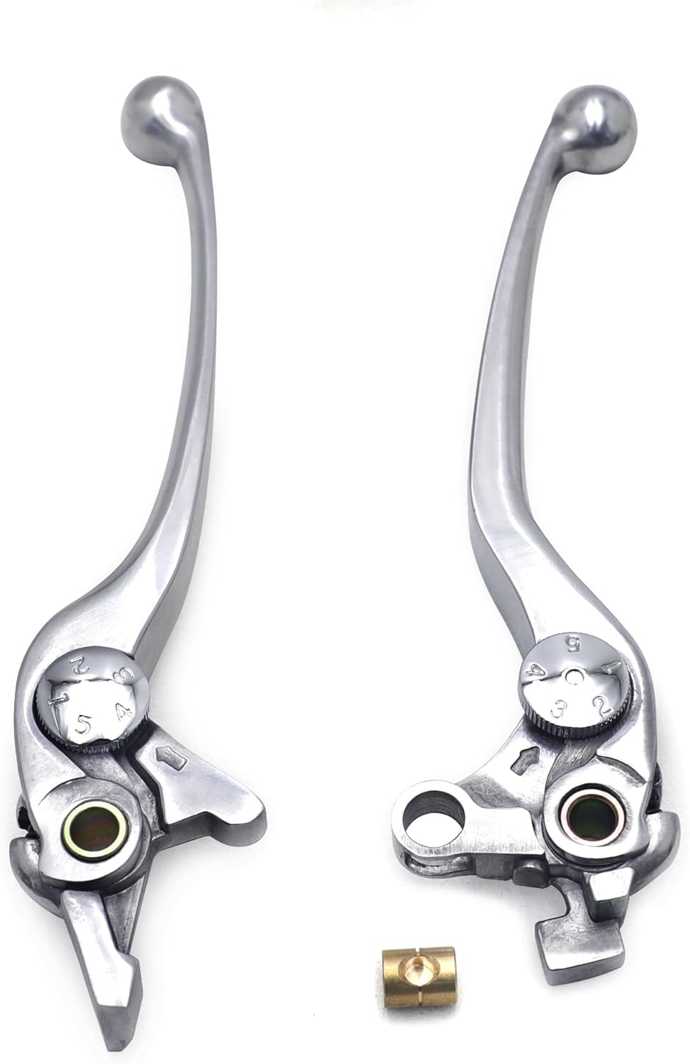 SMT- Chrome Brake Clutch Hand Lever (Left/Right) Compatible with GSX1300R DL1000 SV1000 TL1000R Bandit