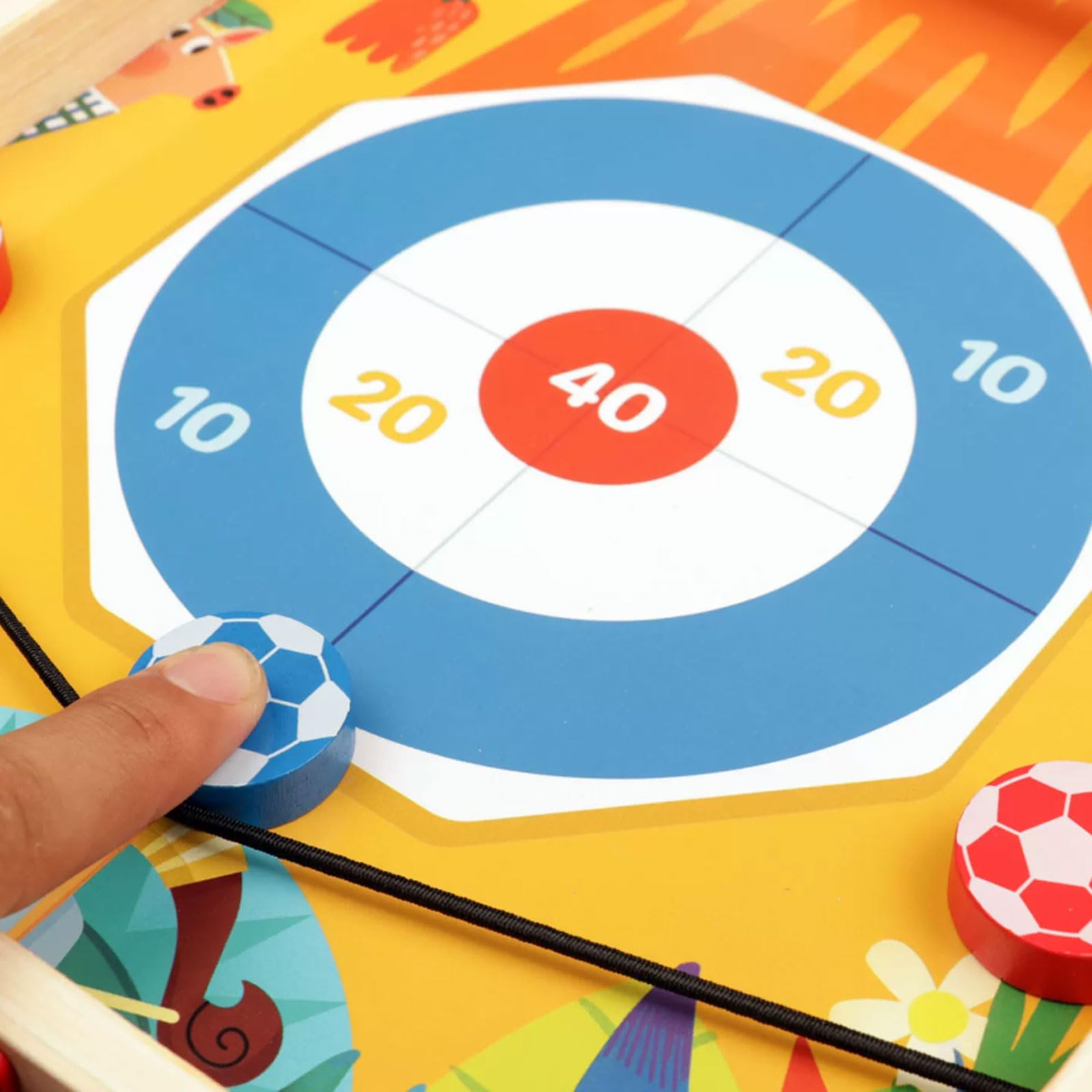 Juego de Mesa de Madera Montessori 5 en 1