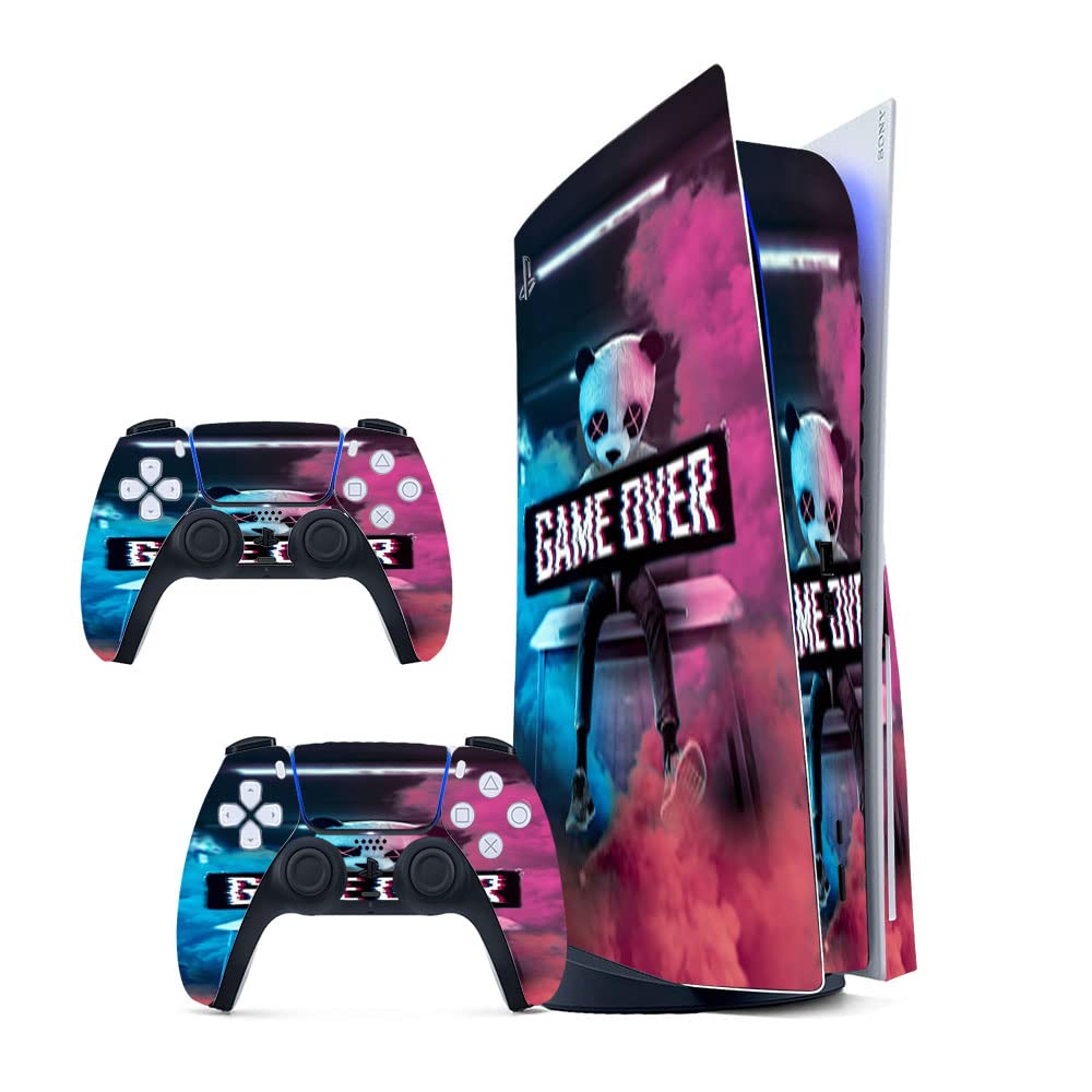 See full amazon price history chart for GADGETS WRAP Printed Vinyl Skin Sticker Decal for Sony PS5 PlayStation 5 Disc Edition Console & 2 Controller (Skin Only, Console & Controller not Included.) - Game Over Multicolor GADGETS WRAP Printed Vinyl Skin Sticker Decal for Sony PS5 PlayStation 5 Disc Edition Console & 2 Controller (Skin Only, Console & Controller not Included.) - Game Over Multicolor (B0BW3SVNQ8) Amazon Price History, Amazon Price Tracker