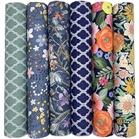 6pcs 50 x 50 cm Patchwork coton tissu DIY Fait à la main en tissu à coudre Quilting Designs Différents (U-B901