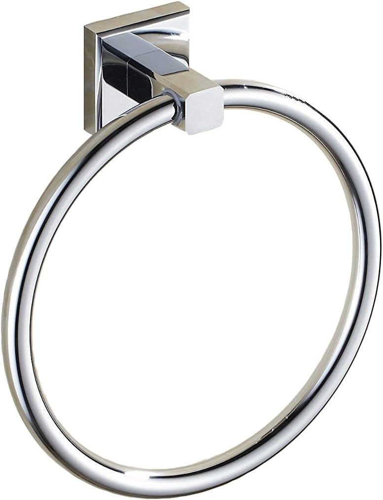 – Aothpher Wall Mounted Towel Ring in Kitchen Bathroom Chrome Stainless Steel Towel Holder