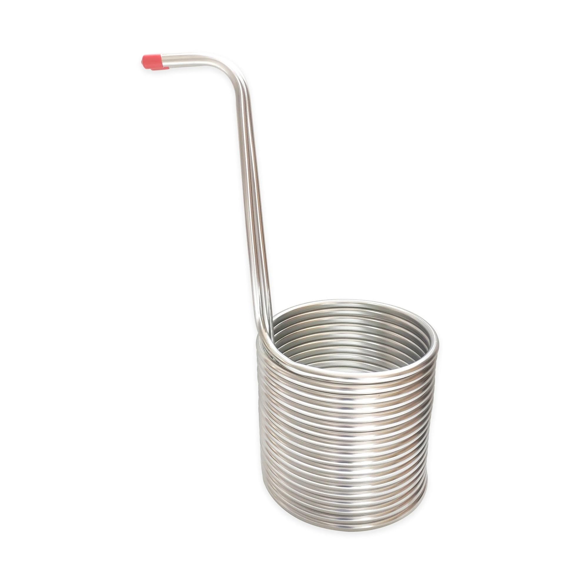 Enfriador de mosto de inmersión de 15 m, serpentín de enfriamiento de cerveza de acero inoxidable for elaboración casera, enfriador de mosto súper eficiente, con accesorios Múltiples aplicaciones(Coil