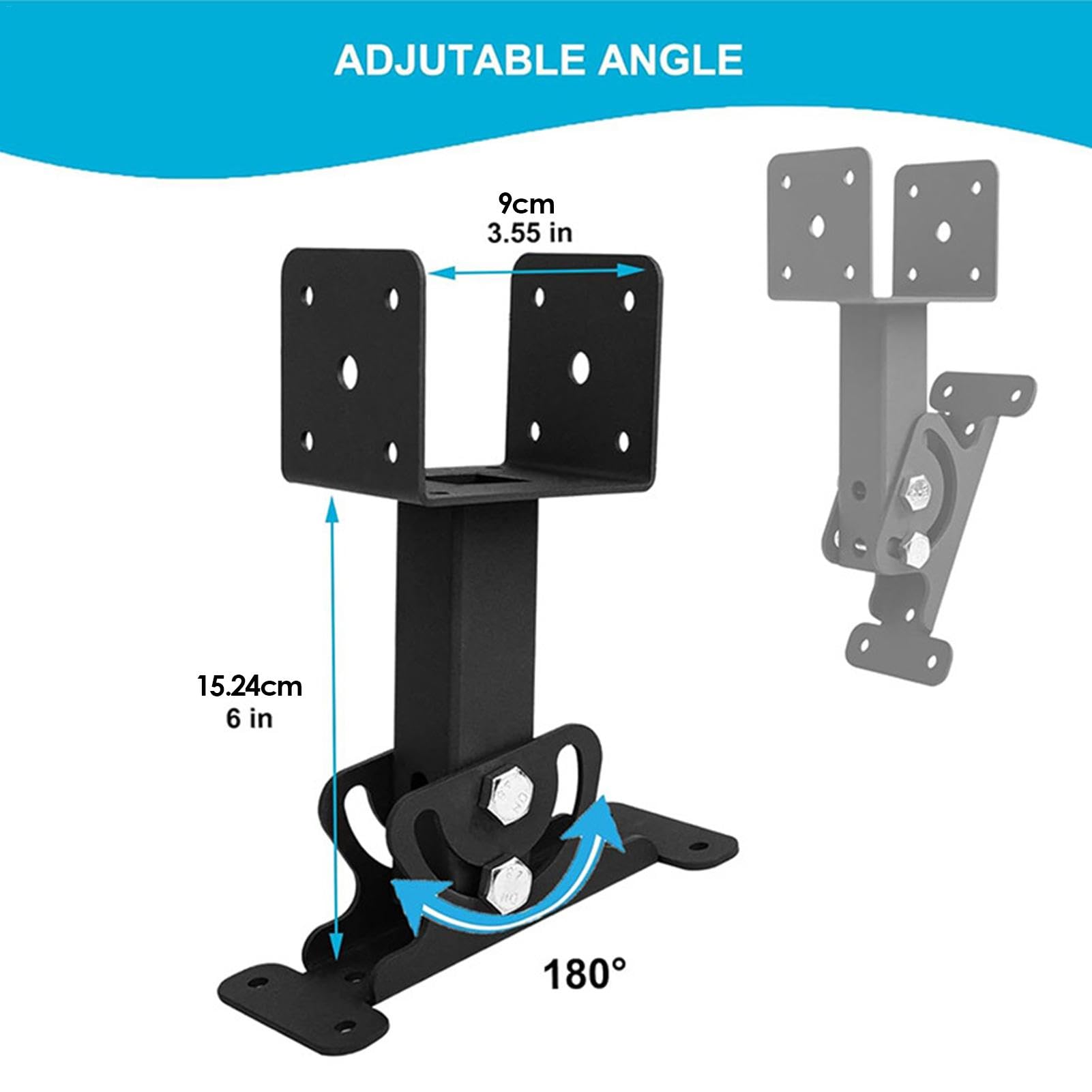 Staffe di montaggio per tende, staffe di supporto per travi in legno