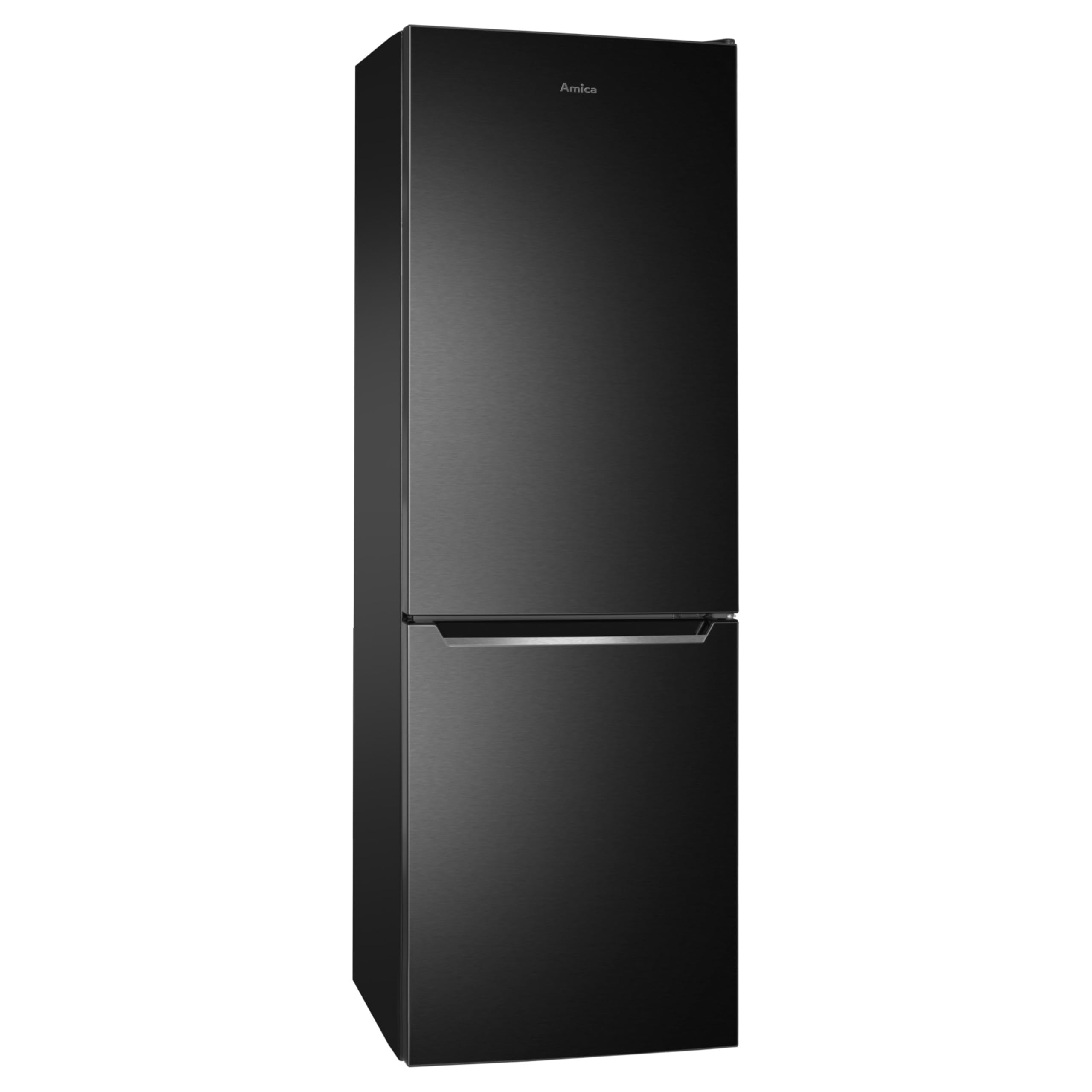 Amica Kühl-Gefrierkombination 231 L 170x54x59,1 cm Total NoFrost AKG 3875 S | 161 L Kühlteil, 70 L Gefrierteil, VitControlPlus, Superkühlfunktion, Supergefrierfunktion, Tür-Offen-Alarm, LED Beleuchtung